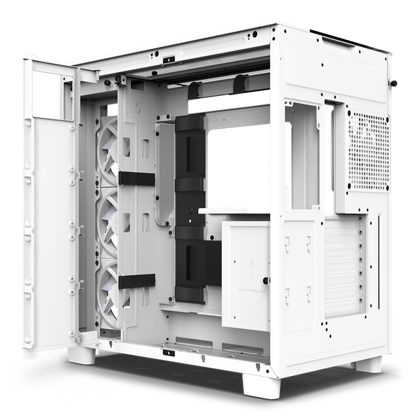 CASE NZXT H9 ELITE MID TOWER WHITE