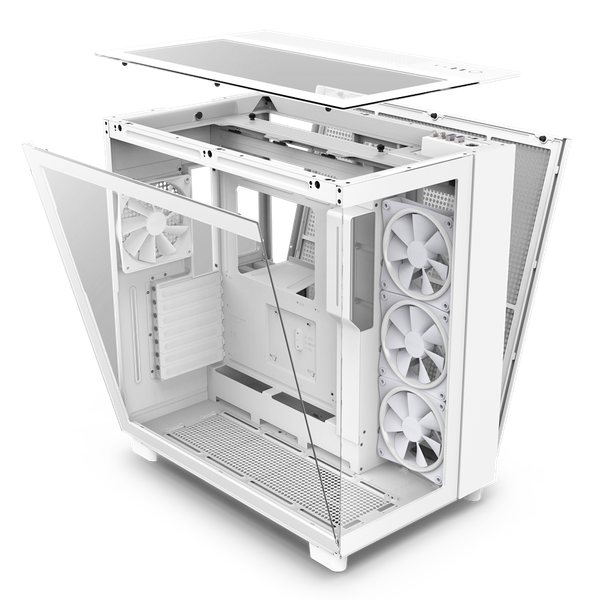 CASE NZXT H9 ELITE MID TOWER WHITE