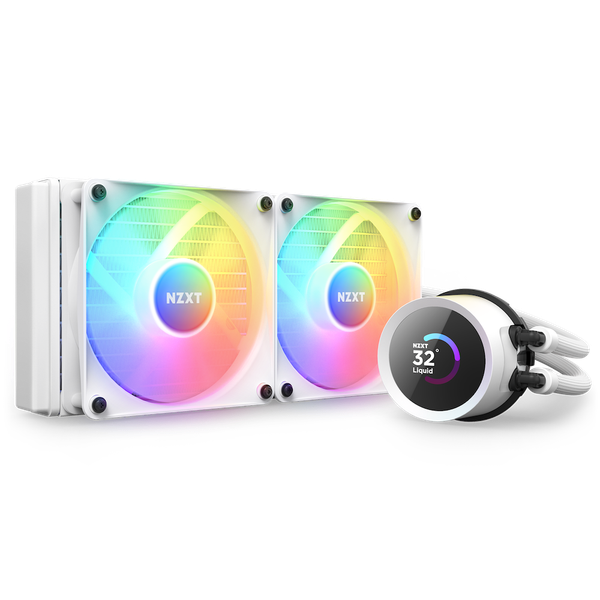 TẢN NHIỆT NƯỚC NZXT KRAKEN 240 RGB WHITE - 240MM (RL-KR240-W1)