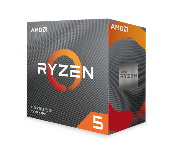 CPU AMD Ryzen 5 3600X, with Wraith Spire cooler/ 3.8 GHz (4.4GHz Max Boost) / 36MB Cache / 6 cores / 12 threads / 95W / Socket AM4