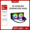 TẢN NHIỆT NƯỚC ID-COOLING ZOOMFLOW 240X (Addressable RGB, RF Remote Control RGB SYNC With motherboard/ RGB Water Cooler 240mm PWM)