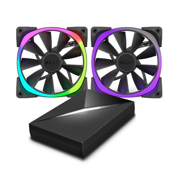 FAN CASE NZXT AER RGB 120MM STARTER PACK (2FAN + HUE) NEW BH 24TH