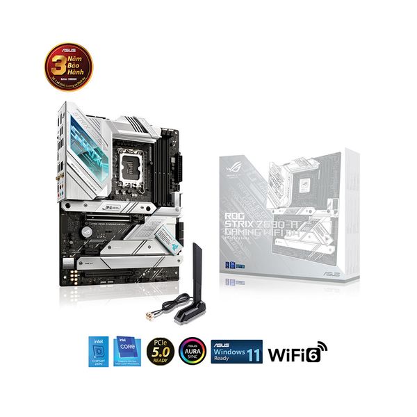 MAIN ASUS Z690-A ROG STRIX GAMING WIFI D4 (Intel Z690, Socket 1700, ATX, 4 khe RAM DDR4)