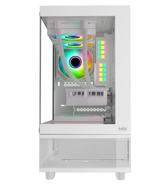 CASE MIK AETHER WHITE (MATX/MID TOWER/MÀU TRẮNG)