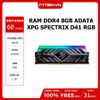 RAM DDR4 8GB ADATA XPG SPECTRIX D41 RGB 3200Mhz NEW ( BLACK )