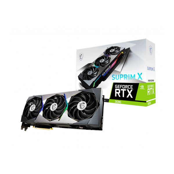 VGA MSI RTX 3090 SUPRIM X 24G (24GB GDD6X, 384-bit, HDMI +DP, 3x8-pin)