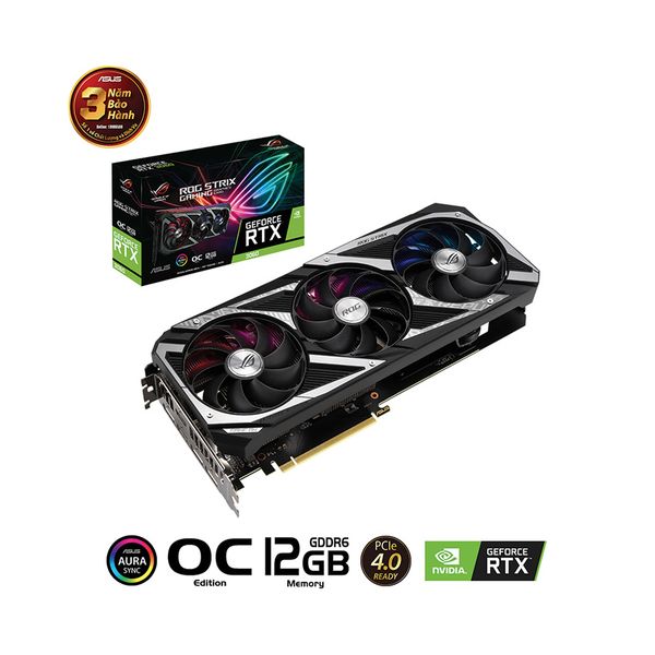 VGA ASUS RTX 3060 ROG STRIX OC 12GB V2 GAMING