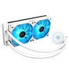 TẢN NHIỆT NƯỚC ID-COOLING AURAFLOW X 240 SNOW ( RGB SYNC, Pump 2100RPM, 240mm Radiator, PWM Fans*2, Intel&AMD )