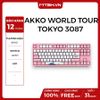 BÀN PHÍM CƠ AKKO WORLD TOUR TOKYO 3087 TKL V2 PINK SWITCH