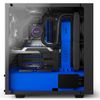 CASE NZXT S340 ELITE MATTE MID TOWER BLACK/BLUE NEW