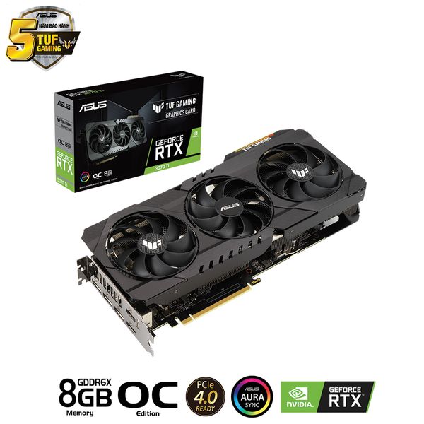 VGA Asus RTX 3070 Ti TUF OC 8G