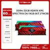 RAM DDR4 32GB ADATA XPG SPECTRIX D41 BUSS 3000 TẢN NHIỆT RED/BLACK RGB (KIT 2*16GB)