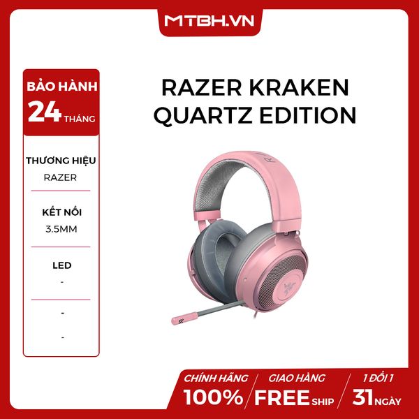 TAI NGHE RAZER KRAKEN MULTI PLATFORM QUARTZ EDITION