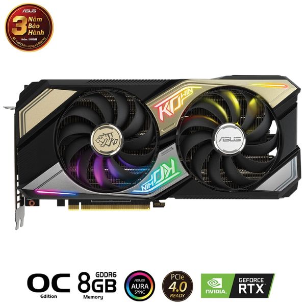 VGA ASUS KO RTX 3060 Ti O8G GAMING