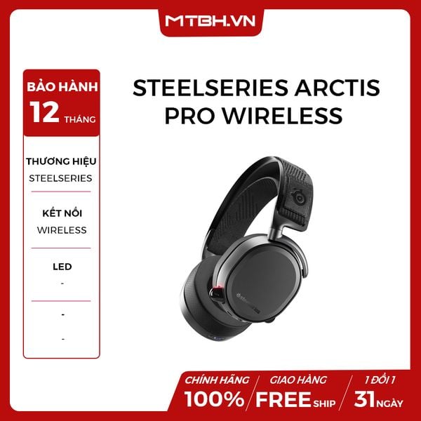 TAI NGHE STEELSERIES ARCTIS PRO WIRELESS