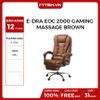 GHẾ E-DRA EOC 2000 GAMING MASSAGE BROWN