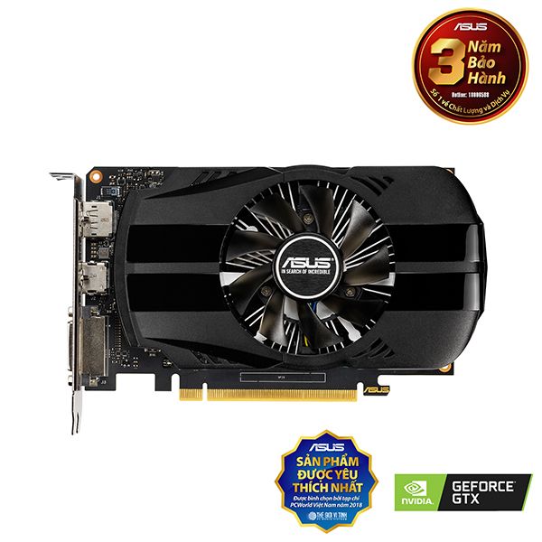 CARD MÀN HÌNH VGA ASUS GTX 1650 4GB (PH-GTX1650-4G)