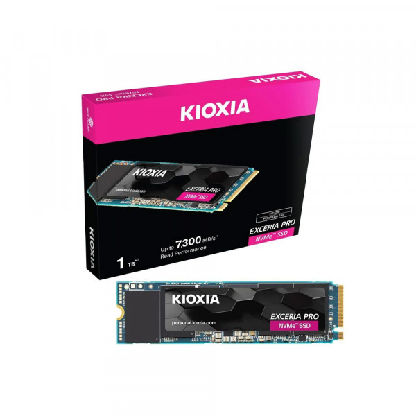 SSD Kioxia (TOSHIBA) 1TB Exceria Pro WDRAM M.2 NVME GEN 4 (ĐỌC:7300MB/S)