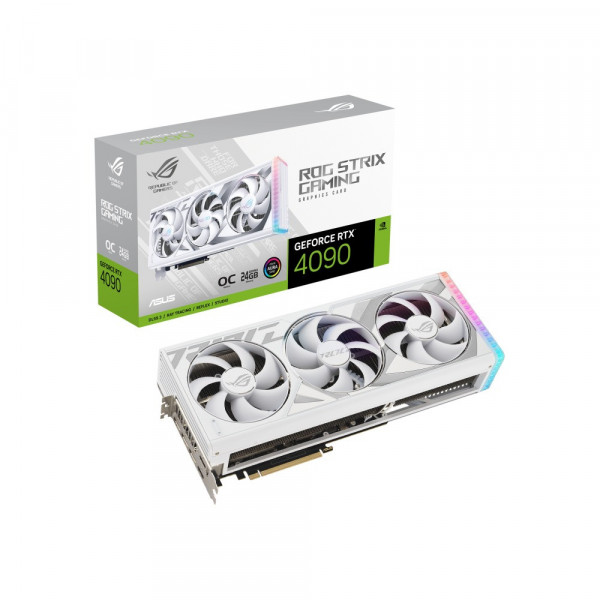 VGA ASUS RTX 4090 ROG STRIX 24GB OC GAMING WHITE