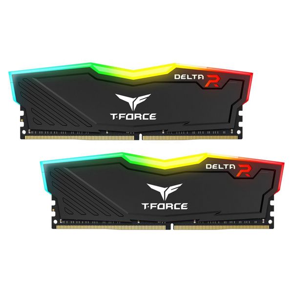 RAM DDR4 8GB TEAM T-FORCE Delta Buss 3000 RGB NEW BH 60TH (BLACK)