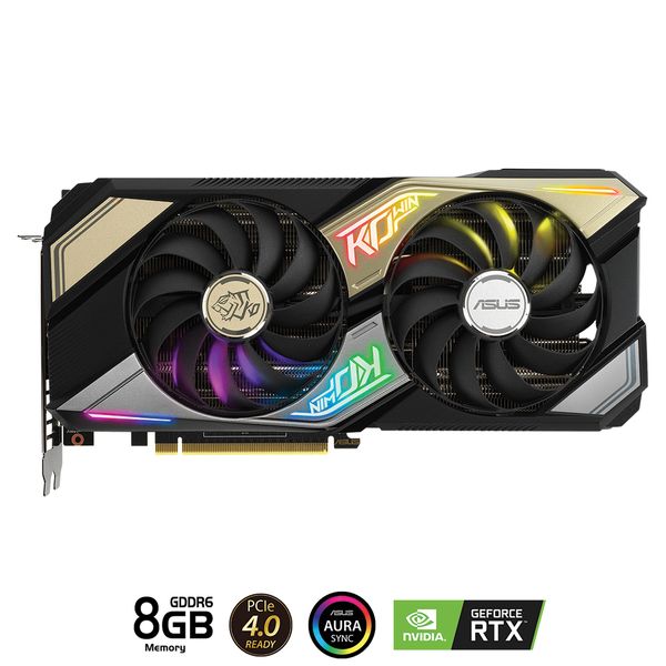 VGA ASUS RTX 3060 Ti KO O8G GAMING V2