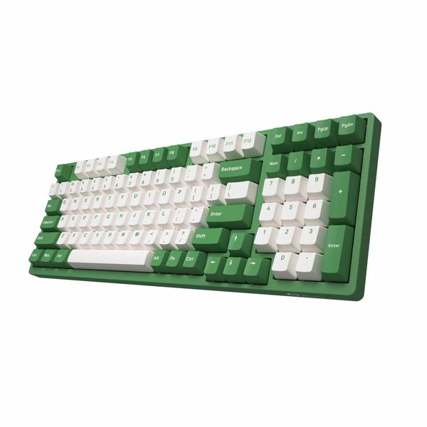 Bàn Phím Cơ AKKO 3098 DS Matcha Red Bean (Gateron Cap Yellow)