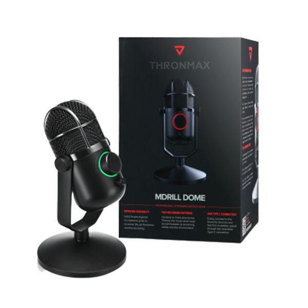 MICROPHONE THRONMAX MDRILL DOME PLUS JET BLACK