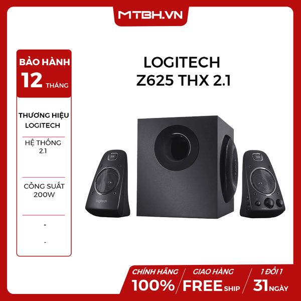 LOA LOGITECH Z625 THX 2.1 SUBWOOFER (hỗ trợ cổng Quang)