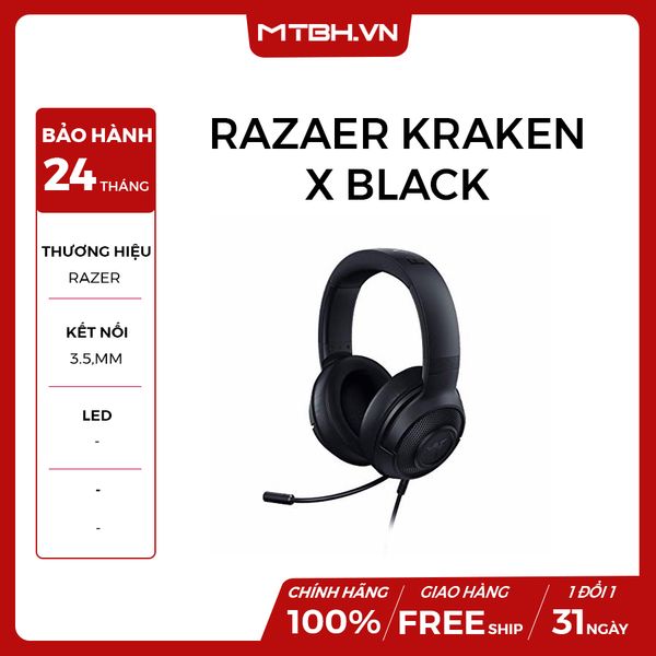 Tai Nghe Razer Kraken X For Console Black