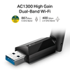 USB THU WIFI TP-LINK ARCHER T3U PLUS - CHUẨN AC 1300 | UP TO 867 Mbps | BĂNG TẦN KÉP | MU-MIMO