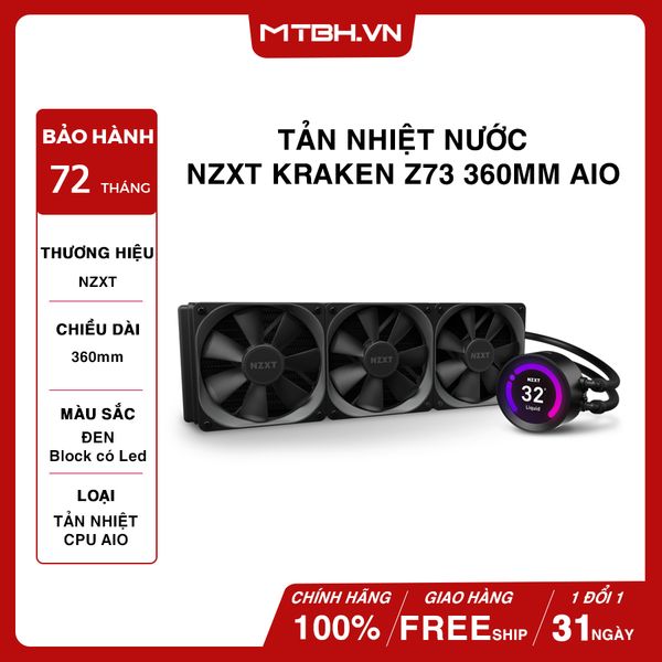 TẢN NHIỆT NƯỚC NZXT KRAKEN Z73 360MM AIO