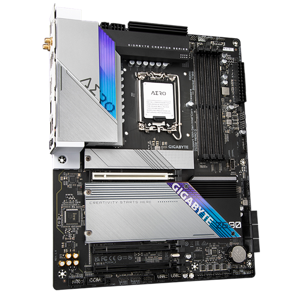 Main Gigabyte Z690 AERO G (Intel Z690, Socket 1700, ATX, 4 khe Ram DDR5)