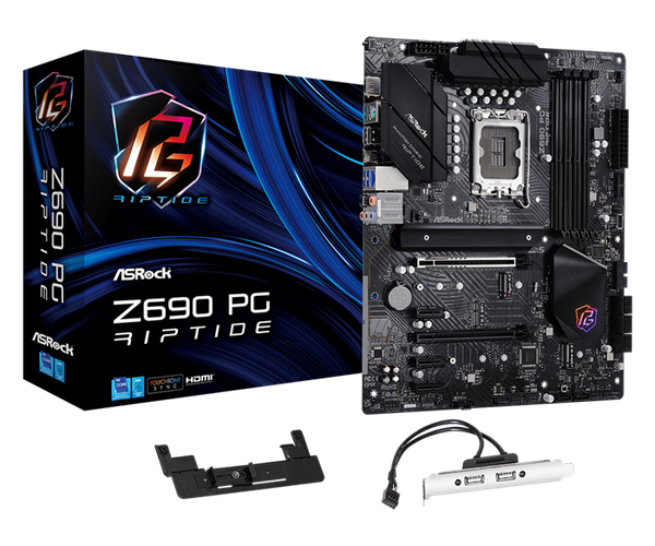 MAIN ASROCK Z690 PG RIPTIDE (Intel Z690, Socket 1700, ATX, 4 khe Ram DDR4)