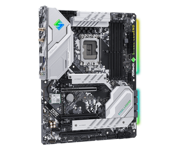 MAIN ASROCK Z690 STEEL LEGEND WiFi 6E (Intel Z690, Socket 1700, ATX, 4 khe Ram DDR4)