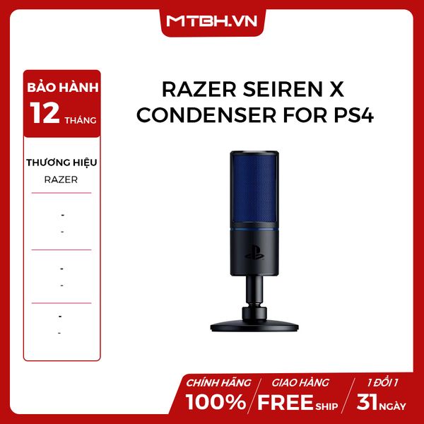 MICROPHONE RAZER SEIREN X CONDENSER FOR PS4