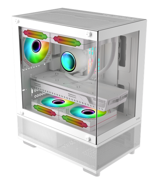 CASE MIK AETHER WHITE (MATX/MID TOWER/MÀU TRẮNG)