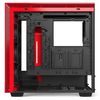 CASE NZXT H710 MATTE BLACK/RED