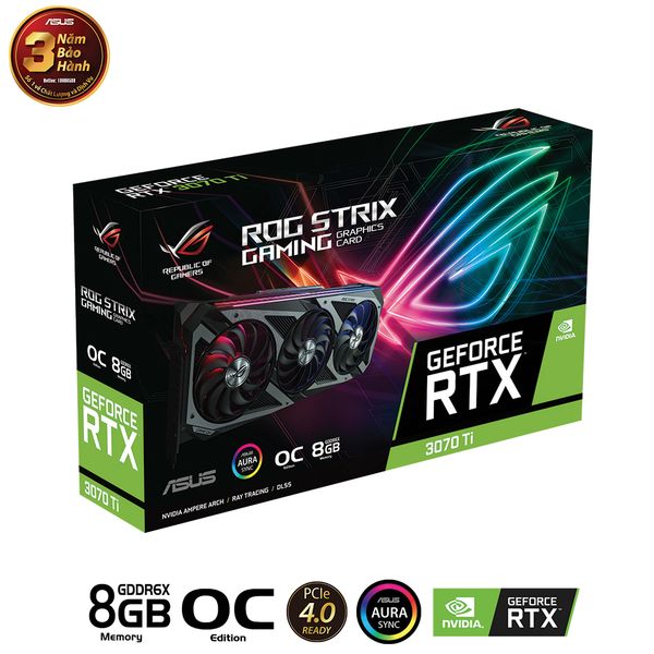 VGA Asus ROG STRIX RTX 3070 Ti OC 8G