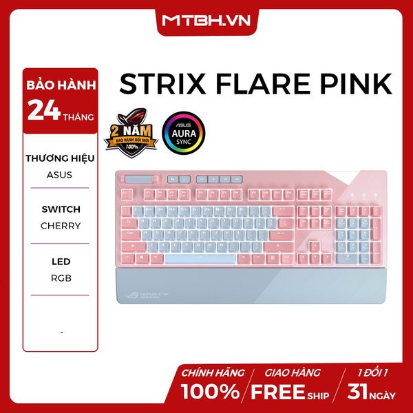 BÀN PHÍM ASUS ROG STRIX FLARE Pink Edition