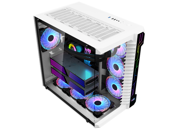 CASE MIK LV07 RGB KÍNH CƯỜNG LỰC WHITE