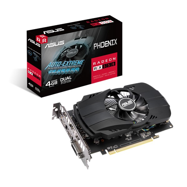 VGA ASUS RX 550 PHOENIX 4GB EVO (PH-RX550-4G-EVO)