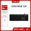 BÀN PHÍM CƠ LOGITECH G512 LIGHTSYNC RGB GX RED/LINEAR GAMING BLACK