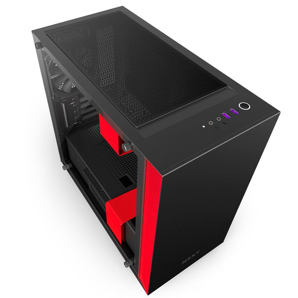 CASE NZXT H400i SMART MATX BLACK/RED NEW