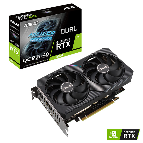 VGA ASUS RTX 3060 Dual V2 12GB GDDR6