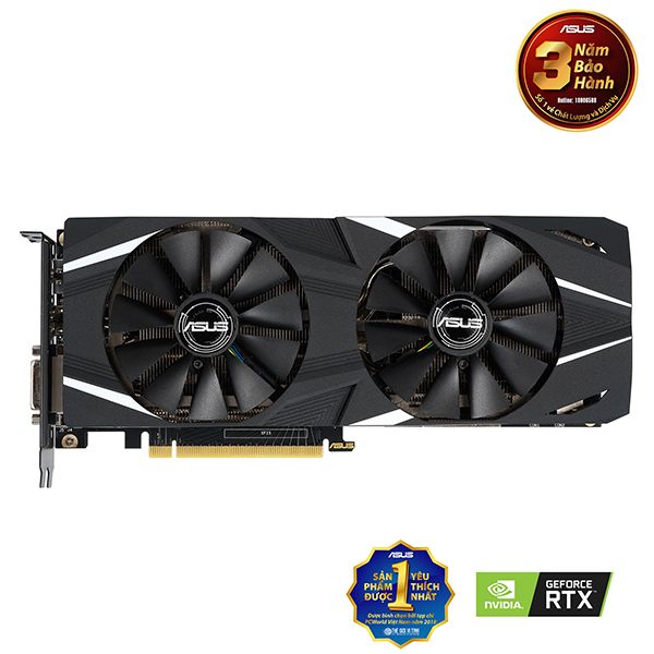 VGA ASUS RTX 2060 6GB DUAL A6G (2 FAN) NEW