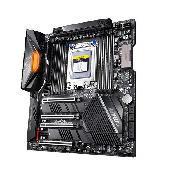 MAIN GIGABYTE TRX40 AORUS MASTER (AMD TRX40, Socket sTRX4, E-ATX, 8 khe RAM DDR4)