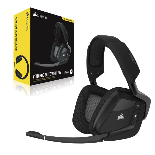 TAI NGHE CORSAIR VOID RGB ELITE 7.1 WIRELESS CARBON