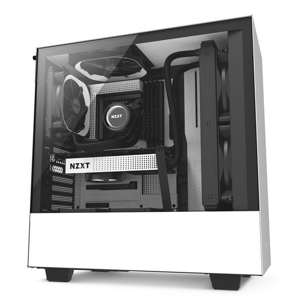 CASE NZXT H500 BLACK/WHITE NEW