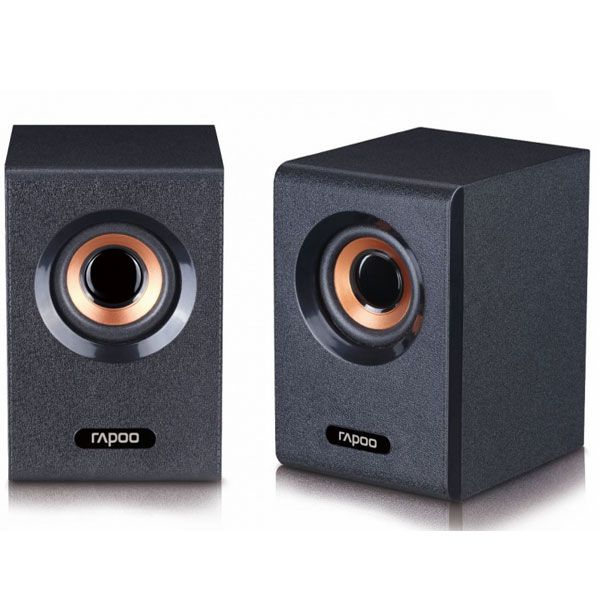 LOA RAPOO A80 BLACK - 6W | THIẾT KẾ GỖ