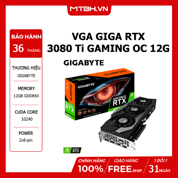 VGA GIGA RTX 3080 Ti GAMING OC 12G